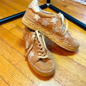 Marc fisher cute star woven espadrille sneakers